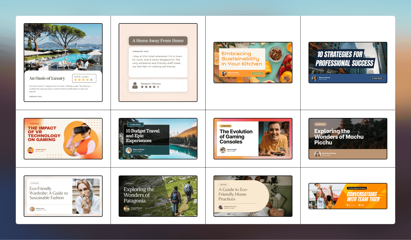 Bannerbear Templates